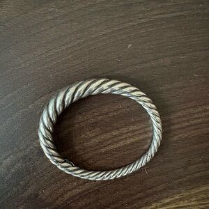 David Yurman Silver Twisted Bracelet